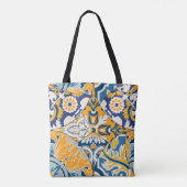 Azulejos Tiles Patchwork Vintages Hintergrundpapie Tasche (Rückseite)