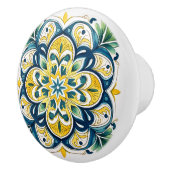 💙 💛 Azulejos Valencia Star Keramikknauf (Rechts)