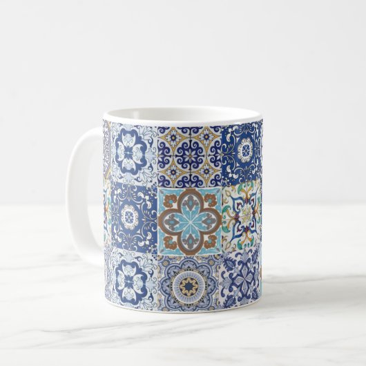 azulejosBecher gemischt Kaffeetasse (Vorderseite Links)