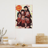 Azumanga Daioh Yonkoma Comedy Anime Manga Chiyo Poster (Küche)