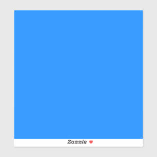 Azur (einfarbig) aufkleber
