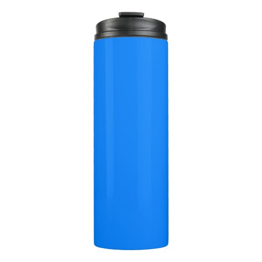 Azur (einfarbig) thermosbecher (Vorderseite)