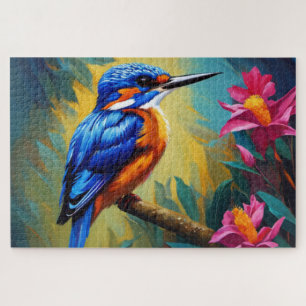 Azur-Eisvogel-Puzzle Puzzle