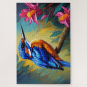 Azur-Eisvogel-Puzzle Puzzle (Vertikal)
