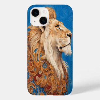 🦁 🔵 Azur-König Case-Mate iPhone 14 Hülle
