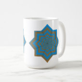 Azur- und Ember-Stern Kaffeetasse (VorderseiteRechts)