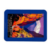 Azur Vintage PosterEurope 2 Magnet (Horizontal)