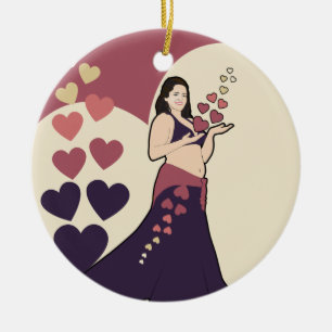 Azura Belly tänzerin Keramik Ornament
