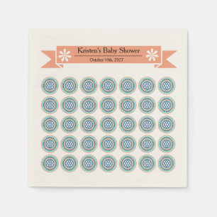 Azura Crest Baby Shower Papier Servietten