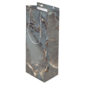 Azurael Geschenktüte Für Weinflaschen (Vorderseite Schrägansicht)