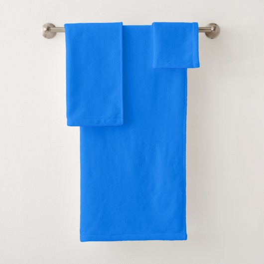 Azurblau Badhandtuch Set (Insitu)