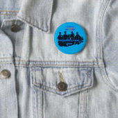 Azurblau der Verteidiger der Freiheit Button (Beispiel)