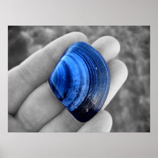 Azurblau Poster (Vorne)