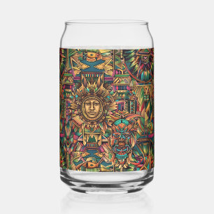 Azurblau "Vibrant Historisches Emblem" 473ml G Dosenglas