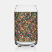 Azurblau "Vibrant Historisches Emblem" 473ml G Dosenglas (Rechts)