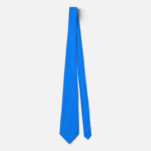 Azurblau (Vollfarbe) Krawatte
