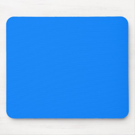 Azurblau (Vollfarbe) Mousepad (Vorne)