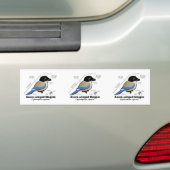 Azurblau-winged Elster-Statistiken Autoaufkleber (Auf Auto)