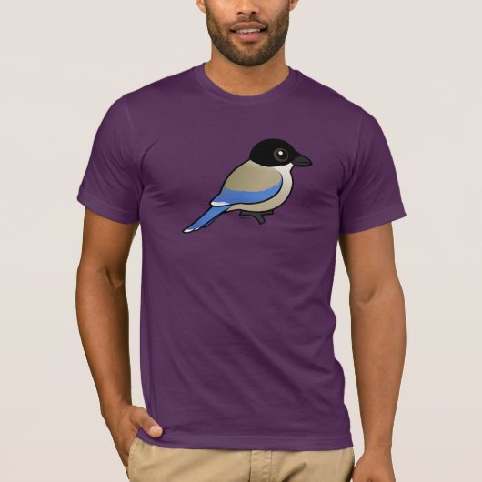Azurblau-winged Elster T-Shirt (Vorderseite)