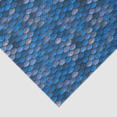 Azurblaue blaue u. silberne seidenpapier (Ausschnitt)