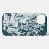 Azurblaue Koralle I Case-Mate iPhone Hülle (Rückseite (Horizontal))