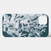 Azurblaue Koralle I Case-Mate iPhone Hülle (Rückseite (Horizontal))