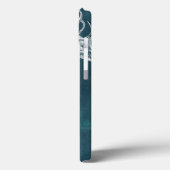 Azurblaue Seepferd-Studie I Case-Mate iPhone Hülle (Rückseite / Links)