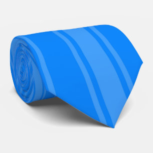 Azurblaue Streifen-Funky-Muster Krawatte