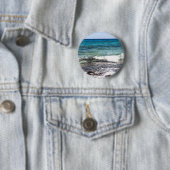 Azurblauer Ozean Button (Beispiel)