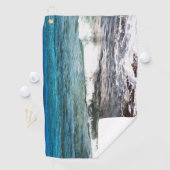 Azurblauer Ozean Golfhandtuch (Insitu)