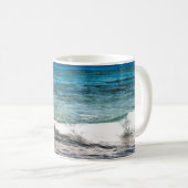 Azurblauer Ozean Kaffeetasse (VorderseiteRechts)