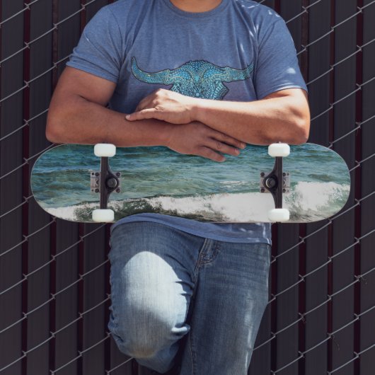 Azurblauer Ozean  Skateboard (Außenbereich 3)