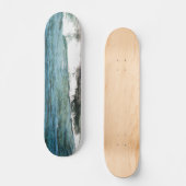 Azurblauer Ozean  Skateboard (Vorderseite)