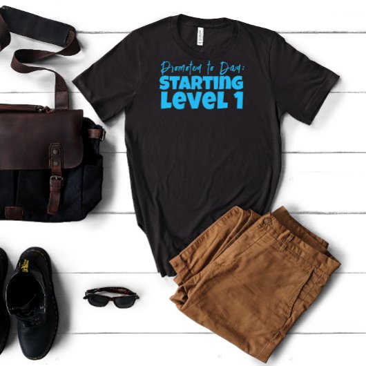 Azurblauer Spaß T-Shirt