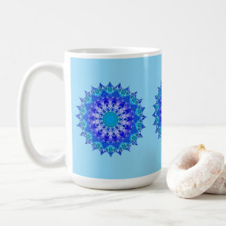 Azurblume Mandala Tasse