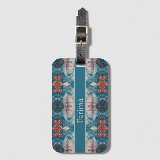 Azurblut, Brauch Gepäckanhänger (Vorderseite Vertikal)