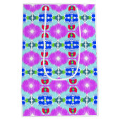 Azurblüten-Kaleidoskop Mittlere Geschenktüte (Rückseite)