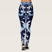 Azurblüten-Leggings Leggings (Rückseite)