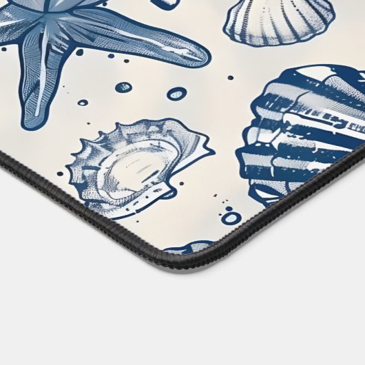 Azure Abundance: Eine blaue Schule Schreibtischunterlage (Ecke)