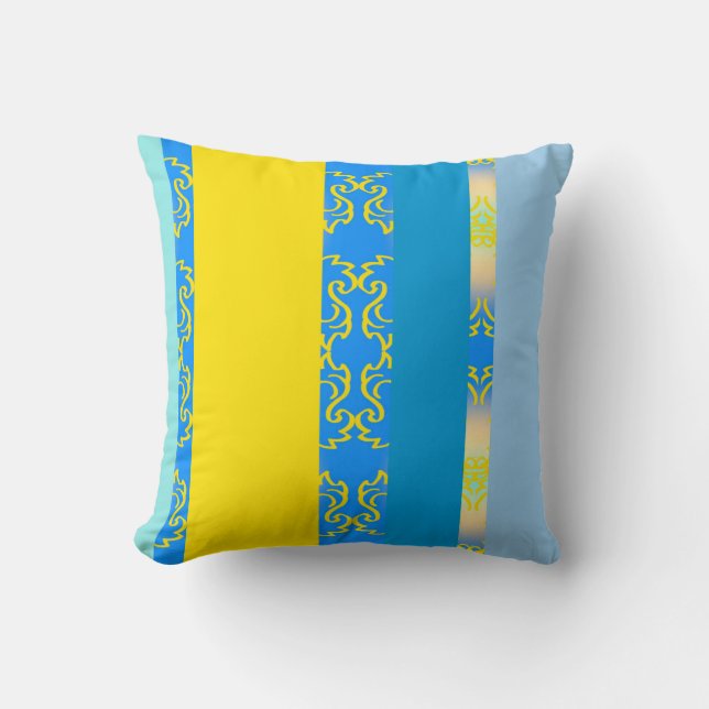 Azure Amalfi Kissen (Vorderseite)