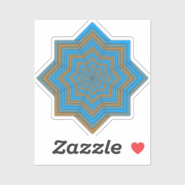 Azure and Ember Star Aufkleber