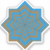 Azure and Ember Star Aufkleber (Vorderseite)