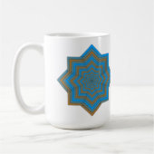 Azure and Ember Star Kaffeetasse (Links)