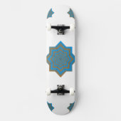 Azure and Ember Star Skateboard (Vorderseite)