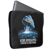 Azure-Apokalypse – Ich habe den großen Ausfall übe Laptopschutzhülle (Vorne Rechts)