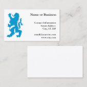 Azure Bavarian Lion Visitenkarte (Vorne/Hinten)