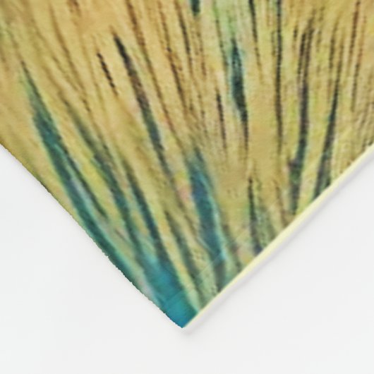 Azure Beach Calm Design Fleecedecke (Ecke)