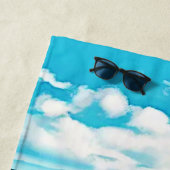 Azure Beach Calm Design Strandtuch (Beispiel)
