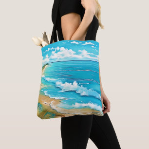 Azure Beach Calm Design Tasche