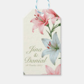 Azure Bloom Geschenkanhänger (Vorderseite)